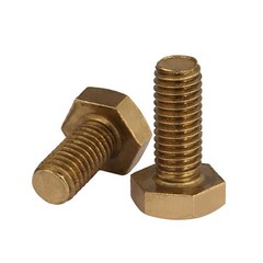 Brass Hex Bolts DIN 933 Fully Threaded Bolts M4 M5 M6 M8 M10 M12