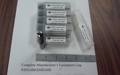 1/2″ M42 cobalt 4 flt end mills Tialn coated 10pc for $139.00 #1009-COT-12-new