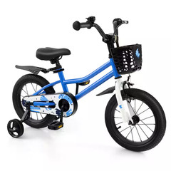 14 In. Kid’S Bike with Removable Training Wheels and Basket for 3-Years to 5-Yea