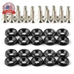 20Pcs/Set Bumper Fender Washers Engine Bay Dress Up Bolts Fasteners M6 JDM Fende