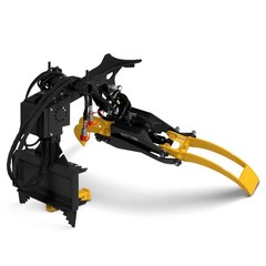 MechMaxx 1500lbs Lift Capacity 59″ Mini Skid Steer Log Grapple Attachment, RLG61