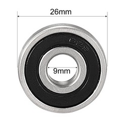 Double Sealed 629-2RS Deep Groove Ball Bearing Carbon Steel 10Pcs