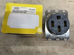 Hubbell HBL9450A Straight Blade Device Receptacle 50A 125/250V 3-Pole 4-Wire