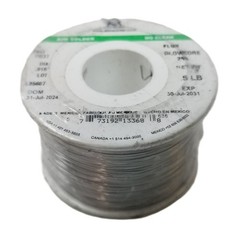 1lb AIM 13368 Wire Solder .015″ 0.38mm Diameter No Clean 2% Glow Core Flux NEW