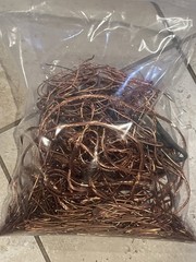 (8+ LBS) 5+ POUNDS OF COPPER AND 3+ LBS OF BRASS – SCRAP FOR MELTING