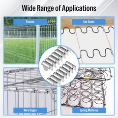 meite M66 Vertex Clips Bedding Staples Mattress Spring Clips for M66 Tools