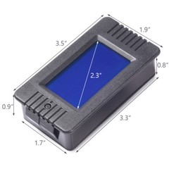 100A LCD Digital Display Ammeter AC Current Voltage Voltmeter Energy Panel Meter