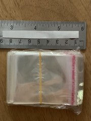 200 Self-sealing Cellophane Bag 7cm X 5cm