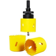 M42 Bi-Metal Hole Saw 1 Inch With Arbor and Pilot Center Drill Bit Hole Cutter