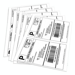 200-6000 Half Sheet 8.5×5.5 Shipping Labels Self Adhesive For inkjet laser