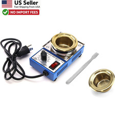 QWORK Solder Pot 150W 110V 50mm Soldering Bath 500g Titanium Plate FROM USA