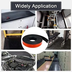 Adhesive Rubber Strips with Adhesive Backing Self Stick Neoprene Solid Rubber.
