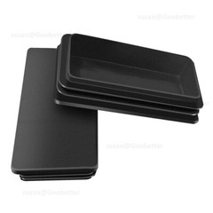 Rectangular Plastic End Caps For Tubing Blanking Plugs Inserts Furniture Feet