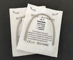 10 Packs 100Pcs Dental Ortho Thermal Activated NITI Rectangular Arch Wires