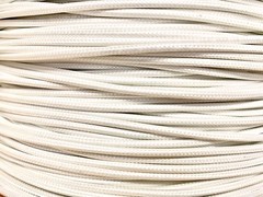 SRML WHITE 10 AWG 100 FT FIBER GLASS BRAID APPLIANCE HI TEMP WIRE MOTOR LEAD
