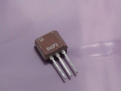 D40P3 Vintage GE NPN POWER TRANSISTOR 180VDC Cut Tab