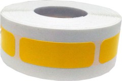 Rectangle Stickers | 0.5 x 1.5″ Inches Wide – 500 Pack | Pick One Color