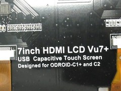 ( 1 ) HardKernel ODroid VU7+ HDMI LCD Display USB Capacitive Touch Screen C1+ C2