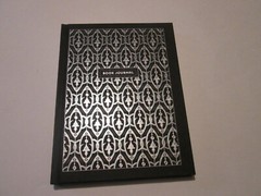 Blank Book Journal Black with Silver Embossed Design Barnes & Noble NEW UNUSED