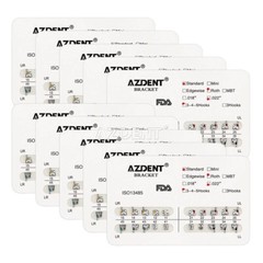 AZDENT Dental Orthodontic Brackets Braces Standard Roth Slot.022 Hooks 345 FDA