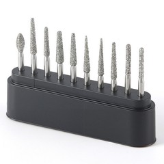AZDENT Dental Diamond Zirconia Cutting Bur Kit Friction Grip 1.6mm for cutting