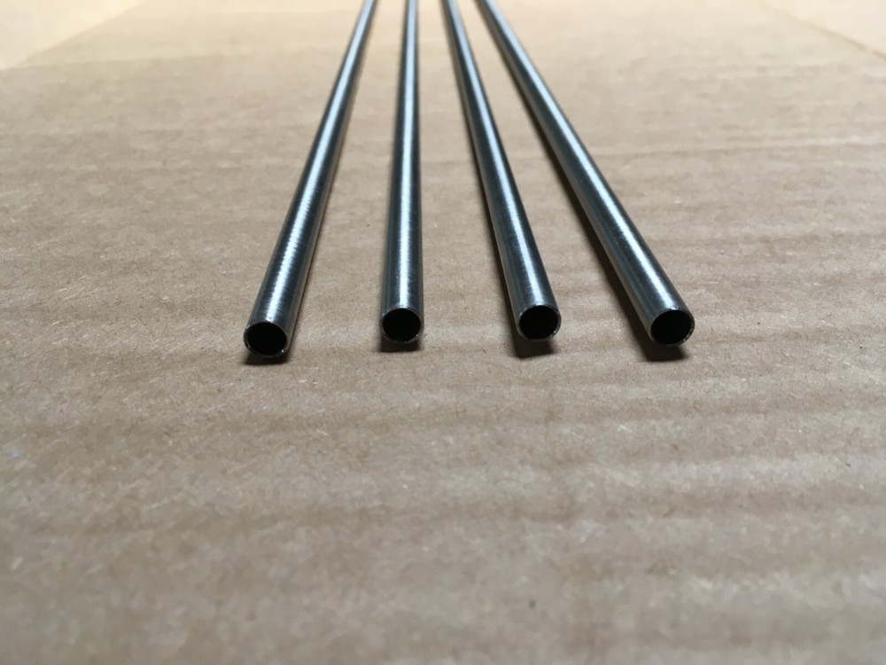 Stainless steel tubing, Type 321, 1/4 OD X twelve feet, four pieces