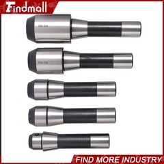 5 Pcs R8 End Mill Holder Set Adapter Kit For With a R8 Spindle Milling Machines