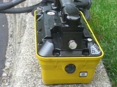 NEW Open Box – Enerpac PARG1102N, Turbo II Air Hydraulic Pump, Manual Valve