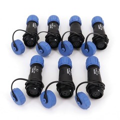 SP13 Waterproof IP68 In-Line Male and Female Circular Cable Plug Connector