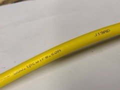 TPC 61406 18/6C Trex-Onics Braid-Shielded Continuous Flex 600V Cable Yellow/10ft