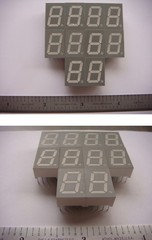 LOT 25 RED 0.52″ 7-segment LED Displays — LITEON LTS-546AS — New and Unused