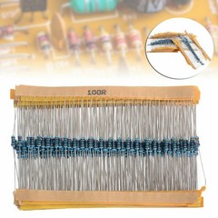 600pcs 30 Values 1/4W Metal Film Resistors Resistance Assortment Kit Set 1% USA