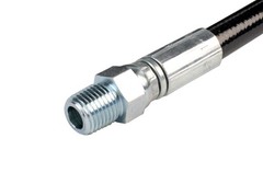 Schieffer 1/8″ x 50′ Sewer Jetter Hose & 5.0 Button Nose & 5.5 Rotating Nozzles