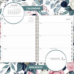 Planner 2026-2027 – Academic 2026-2027, 9 x 11 inches, purple/pink