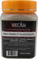 Reflective Glass Beads (1 LB Bag) Multipurpose Safety Beads