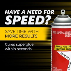 Starbond CA Glue Accelerator (10 Ounce) – Instantly Dries Super Glue