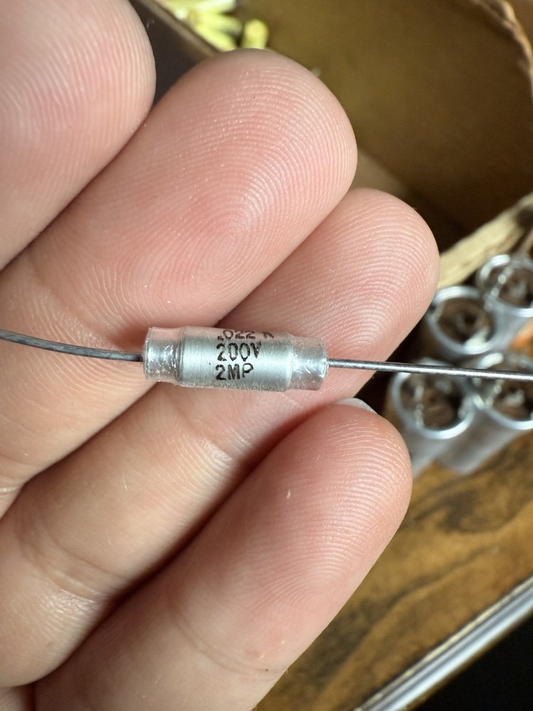 ARCO .022uf 200v 2MP Polystyrene Axial Capacitors Qty 4 Per Order