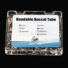 50 Kits Dental Bondable Non-Convertible Single Roth 022 Buccal Tube