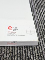 (QTY 100) Tape Logic LL127 White Perm 4″ x 3.33″ NO PERF