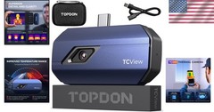 TC001 High-Resolution Thermal Camera – 9 Color Palettes for Enhanced Clarity