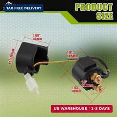 Solenoid Starter Relay for 4-Stroke 50cc 70cc 90cc 100cc 150cc 200cc 250cc ATV 4