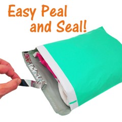 12×15.5 Poly Mailers Pink, Purple, Teal 12×15 Envelopes, Plastic Shipping Bags