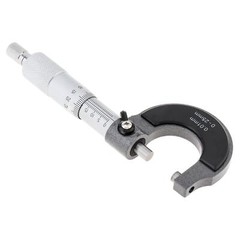 Outside Micrometer 0-25mm 0.01mm Metric External Caliper with Zero Wrench Metric