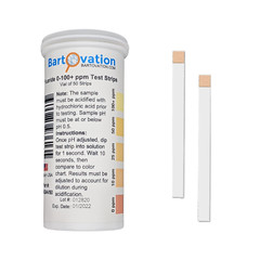 Fluoride Test Strips 0-100+ ppm READ DESCRIPTION [Vial of 50 Strips]