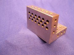 Machinist Angle Block Plate 90 deg. Precision Hardened Ground Fixture 3x3x4x1