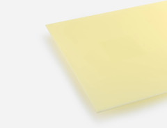 1/8″ (3mm) Solid Ivory Beige Cast Acrylic Plexiglass Sheet 12″ x 12″ Nominal