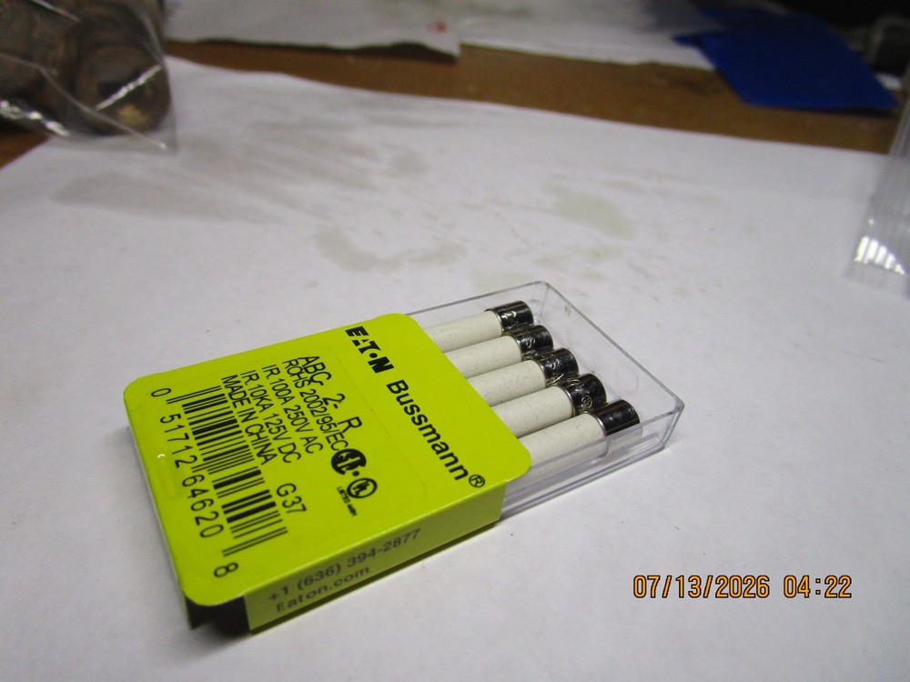 2A 250V Gray Fast-Acting ABC Ceramic Body Fuse-RoHS QTY 5