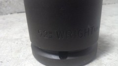 Wright 848-52MM 52mm Socket Size 1-1/2 In Drive Size Metric Impact Socket