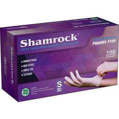 Shamrock Latex Hand Gloves Disposable Gloves Powder Free – CASE of 1,000 gloves