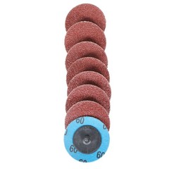 71PCS 2″ Roll Lock Sanding Discs Set W/ 1/4 Holder Die Grinder Quick Change Disc